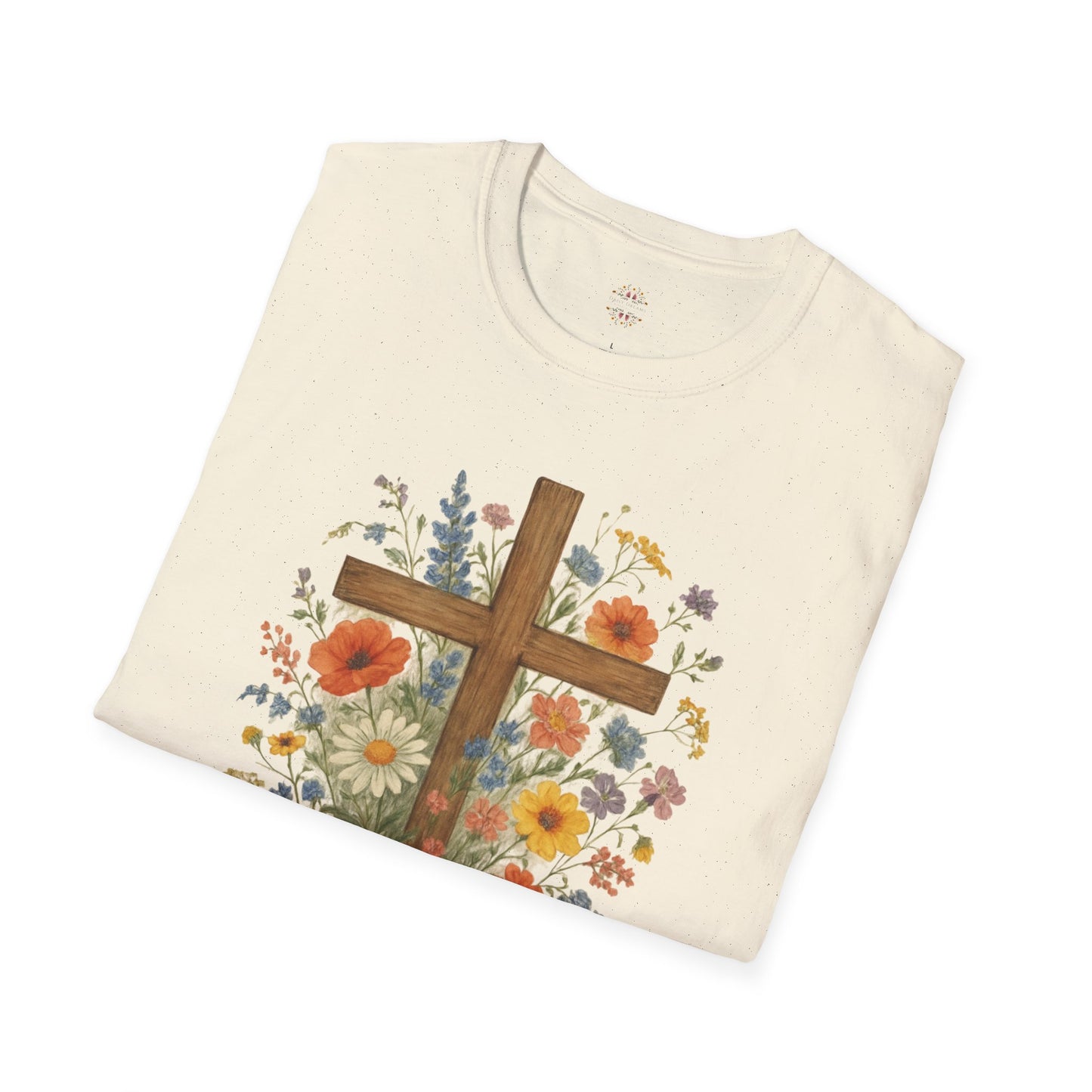 Floral Cross T-Shirt
