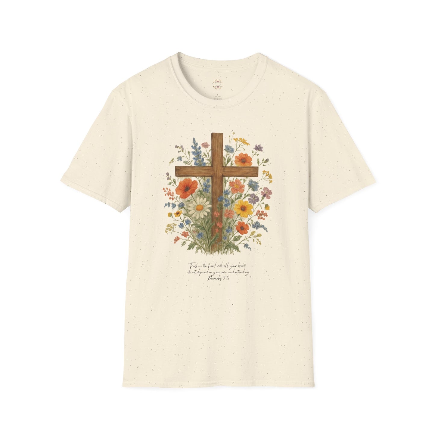 Floral Cross T-Shirt