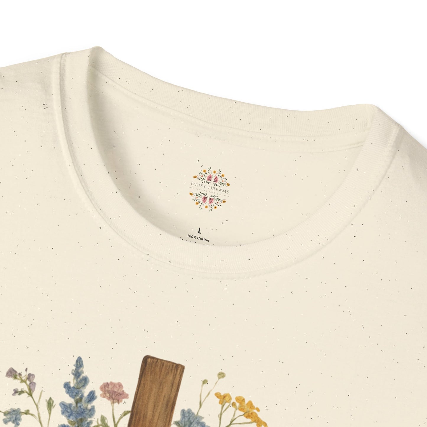 Floral Cross T-Shirt