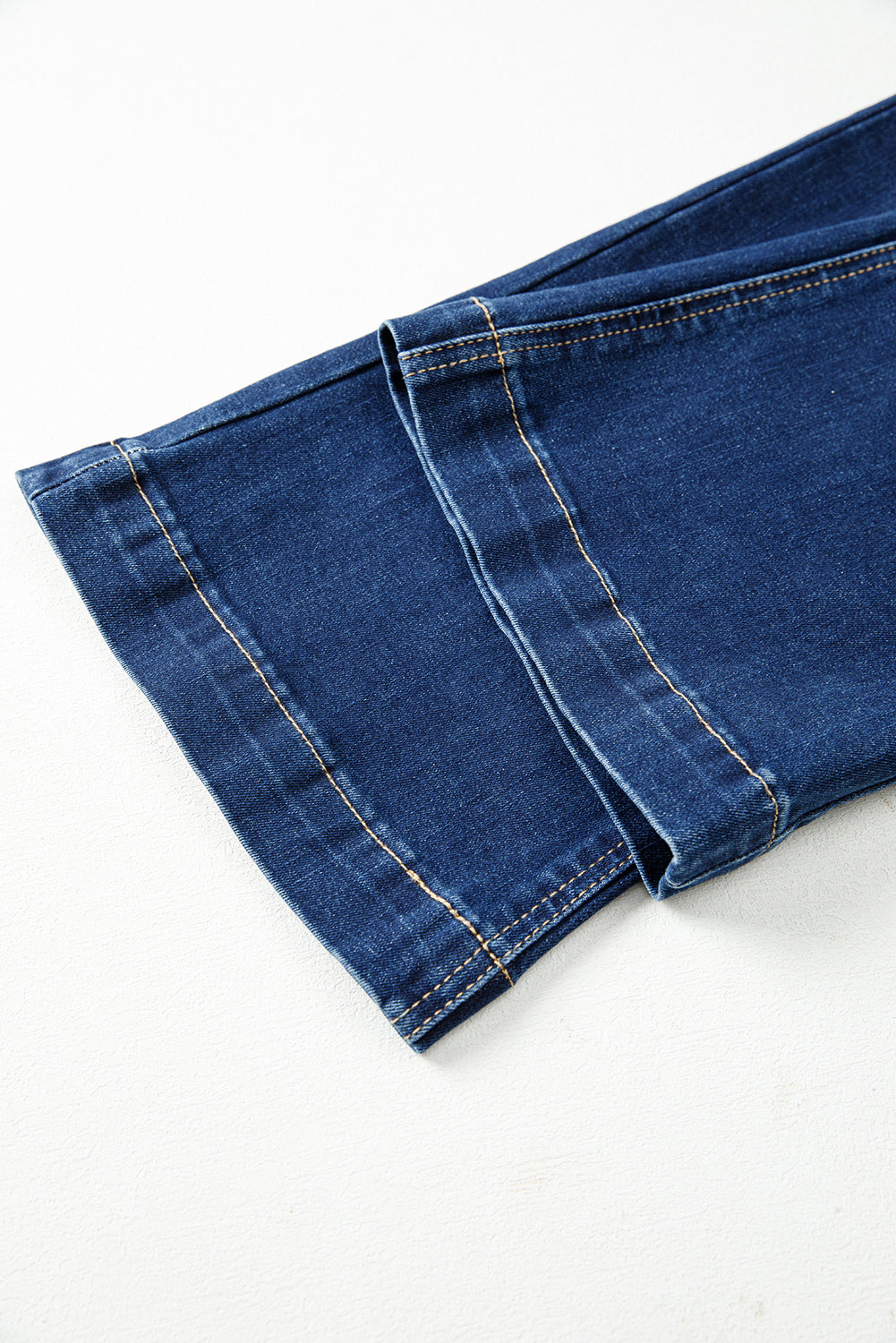 Sail Blue Stitch Patch Pocket Bootcut Jeans