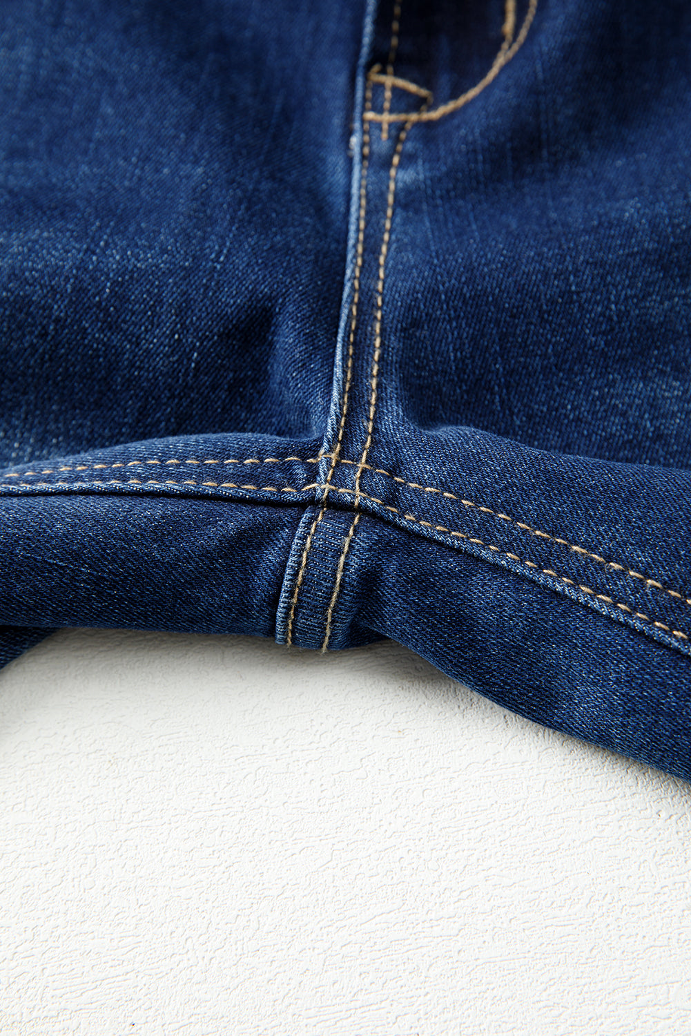 Sail Blue Stitch Patch Pocket Bootcut Jeans